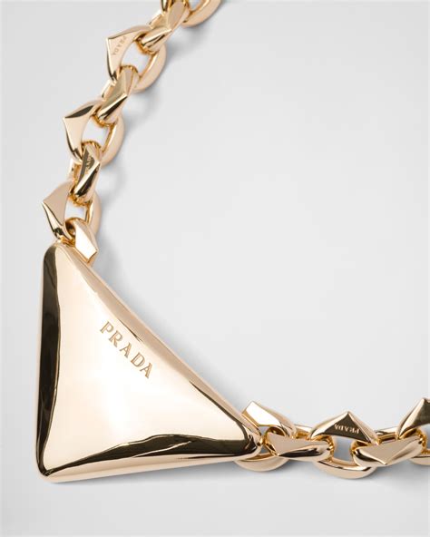 prada necklave|prada necklace price.